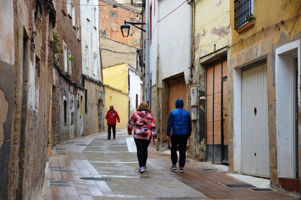 La interminable obra de la calle Arrabal La Rioja